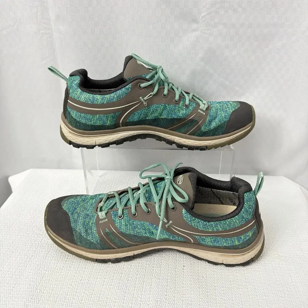 Keen Shoes Womens Size 9.5 Terradora Waterproof Hiking Green Low Lace Up